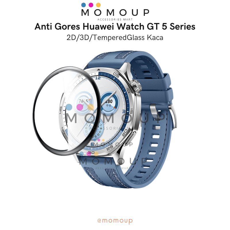Anti Gores Huawei Watch GT 5 Tempered Glass Huawei Watch GT 5 Series Hydrogel 2D 3D Screen Protector