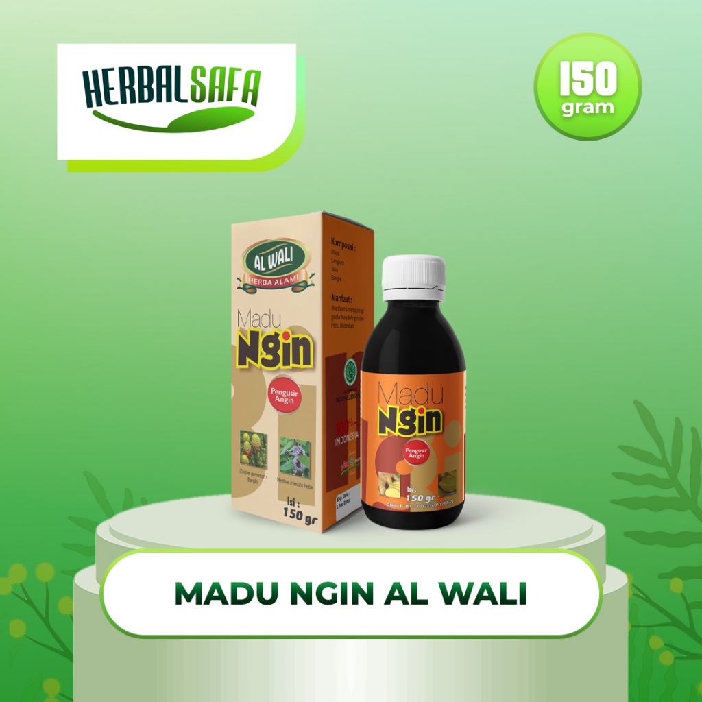 

Madu Ngin Angin Al Wali 150gr - Membantu Gejala Masuk Angin