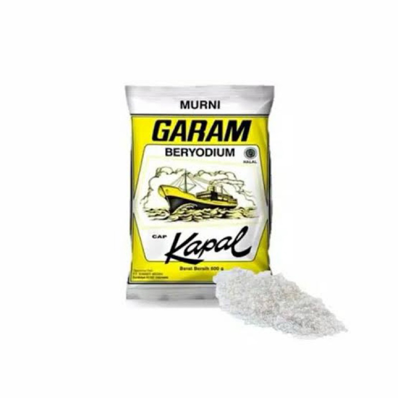 

GARAM KAPAL 500gr / Garam Murni / Ecer