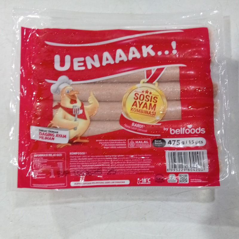 

SOSIS AYAM BELFOODS ISI 15 450GR