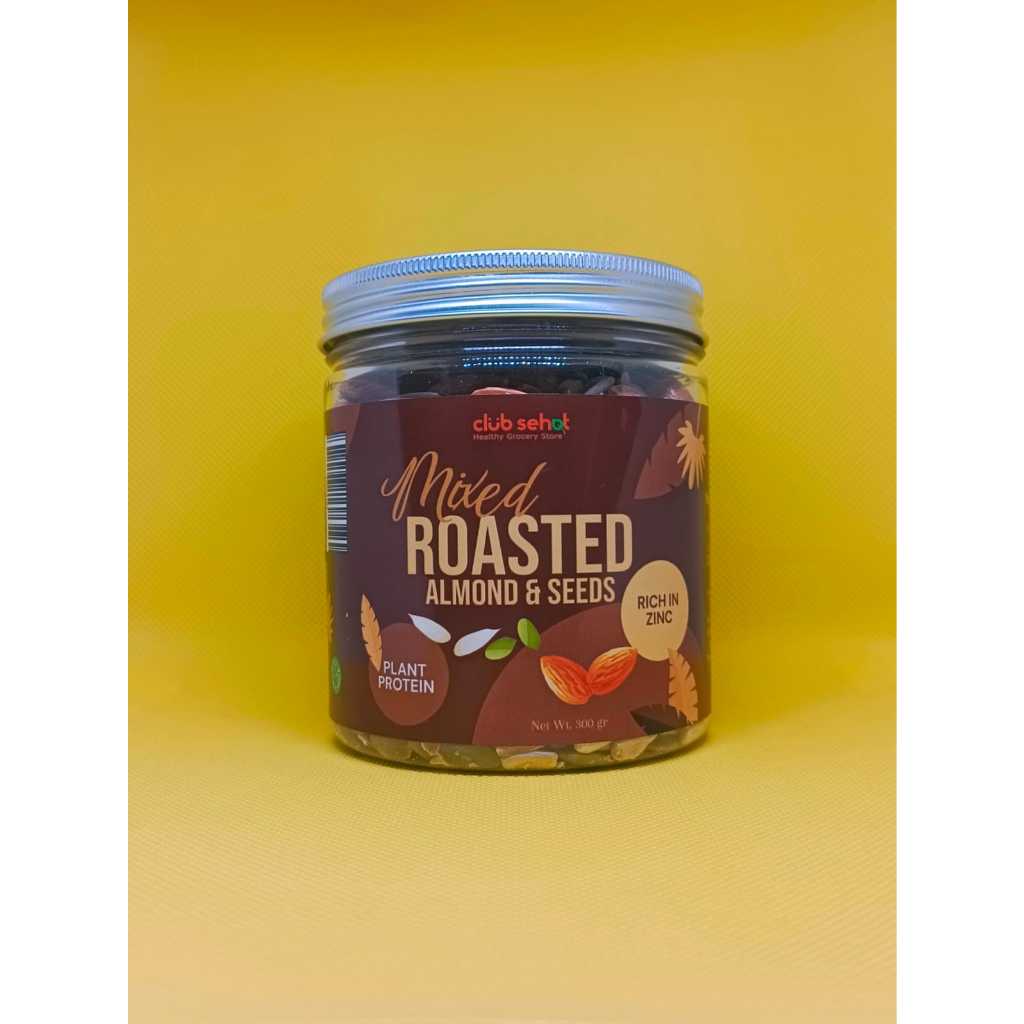 

Club Sehat Mixed Roasted Almond & Seeds 300 gram