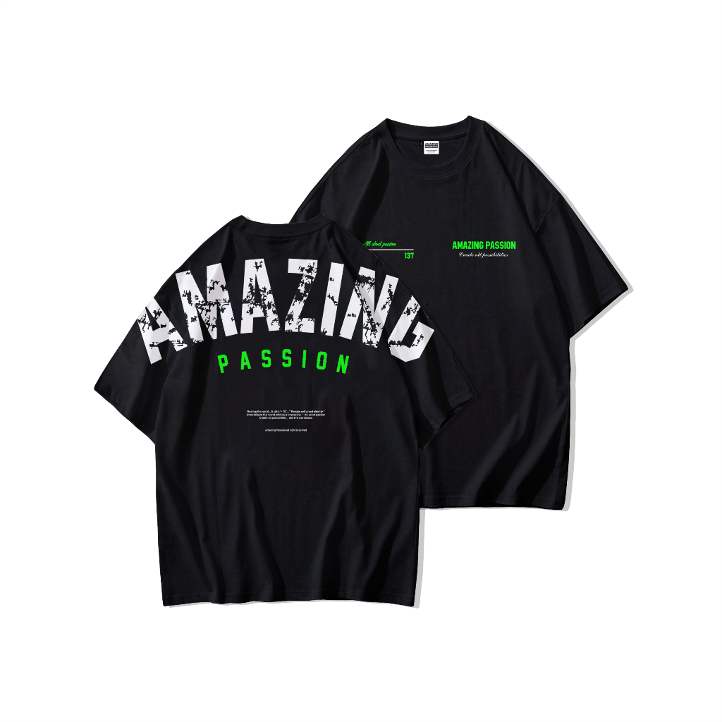 Amazing Passion Amazing N1 - Kaos Oversize & Kaos Regular Chart - Heavy Cotton | Pria Wanita | AZ-4