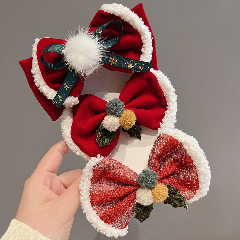 Lafleur.acc - Clara Christmas Hairpin - pita natal bando natal aksesoris natal pita natal bando kore