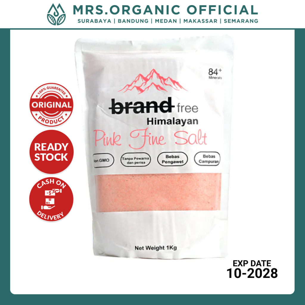 

Garam Himalaya Premium Halus Pink Fine Himalayan Salt Brandfree 1 kg - Best Quality
