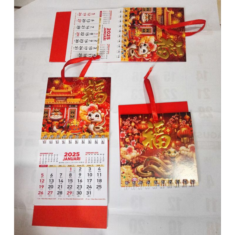 

Kalender Mini / Kalendar Bulanan Gantung / Hiasan Sovenir Tahun Baru