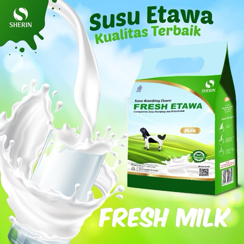 

Susu Kambing Fresh Etawa Isi 10 Sachet