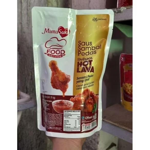 

MAMASUKA Delisaos Hot Lava Saus Sambal Pedas