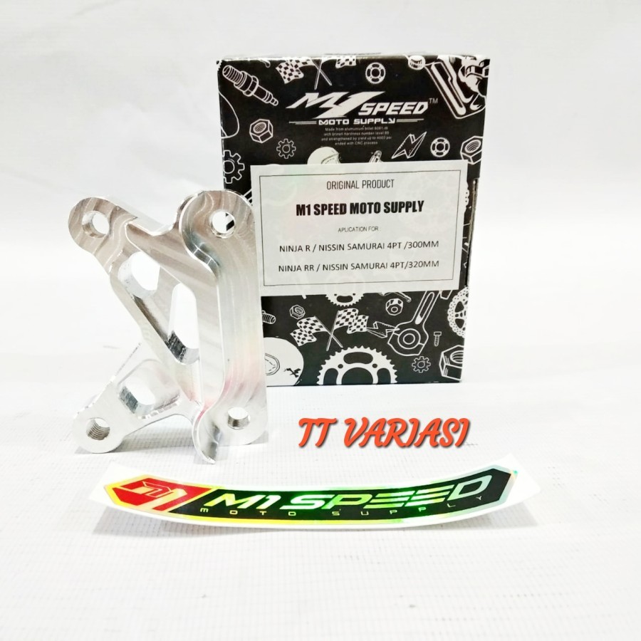 Breket Kaliper NISSIN SAMURAI 4P CNC Ninja R / Ninja RR