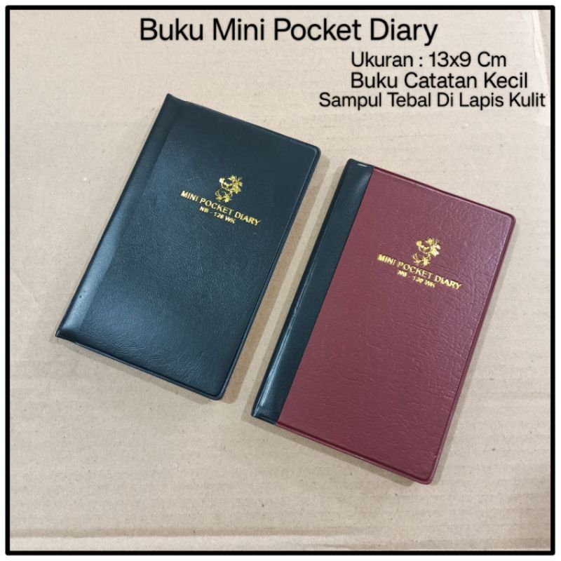 

1 Pcs Buku Mini Pocket Diary / Buku Catatan Kecil