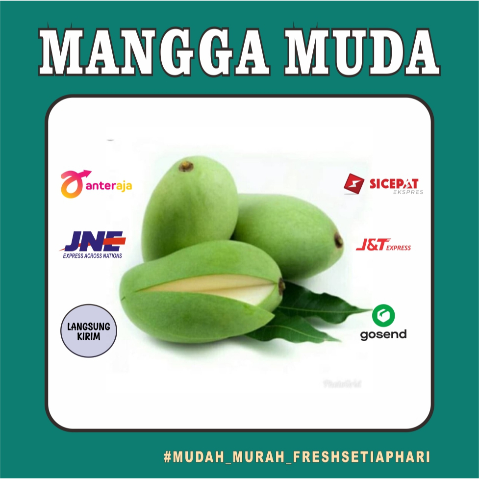 

MANGGA MUDA/MANGGA RUJAK FRESH MURAH BANDUNG 500g