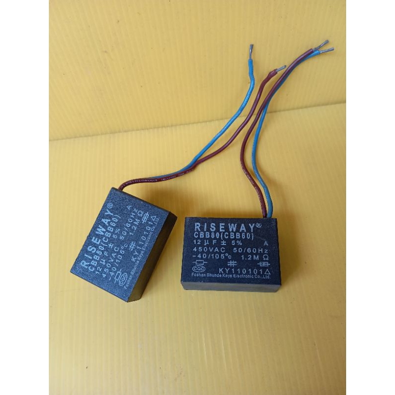 Kapasitor. 450V 12uhf. kapasitor sanyo/ mesin cuci dll