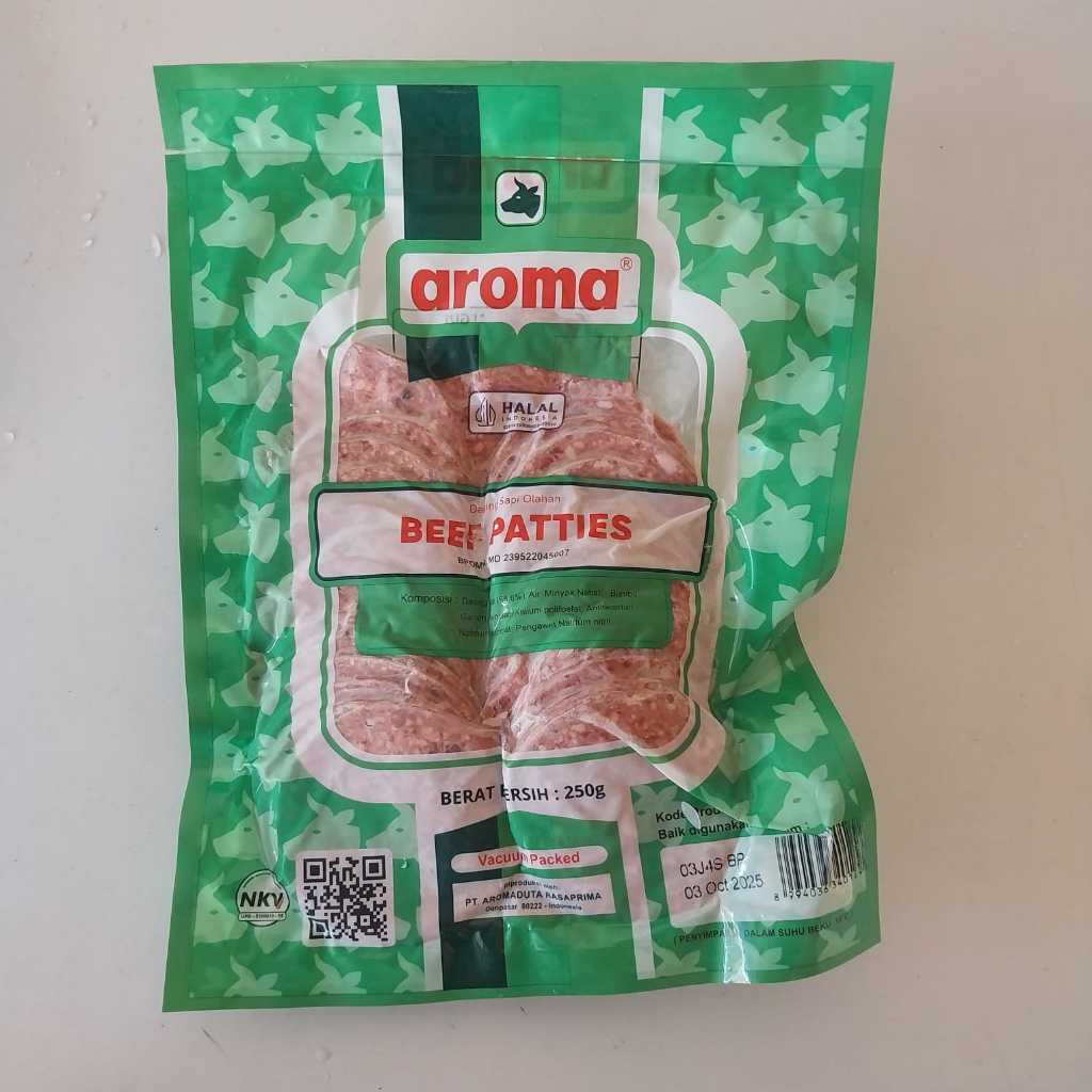 

Aroma Beef Patties Kemasan 250 gr