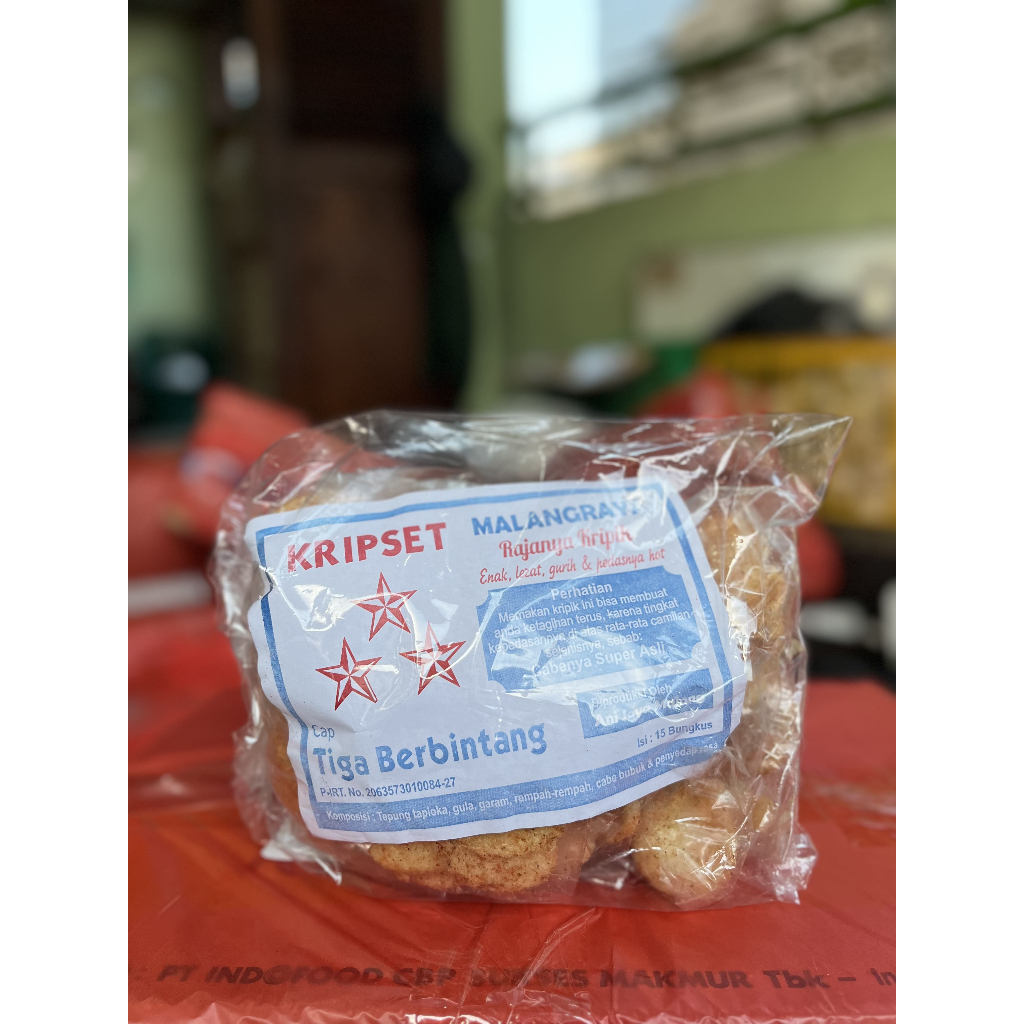 

Kripset cap tiga bintang/berbintang per pack (15 pcs)