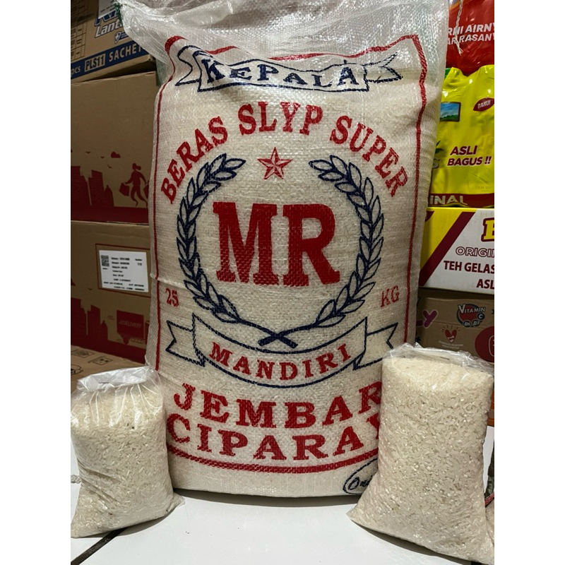 

Kualitas Super No.1 || 1KG Beras Kepala Slyp MR Jembar Ciparay