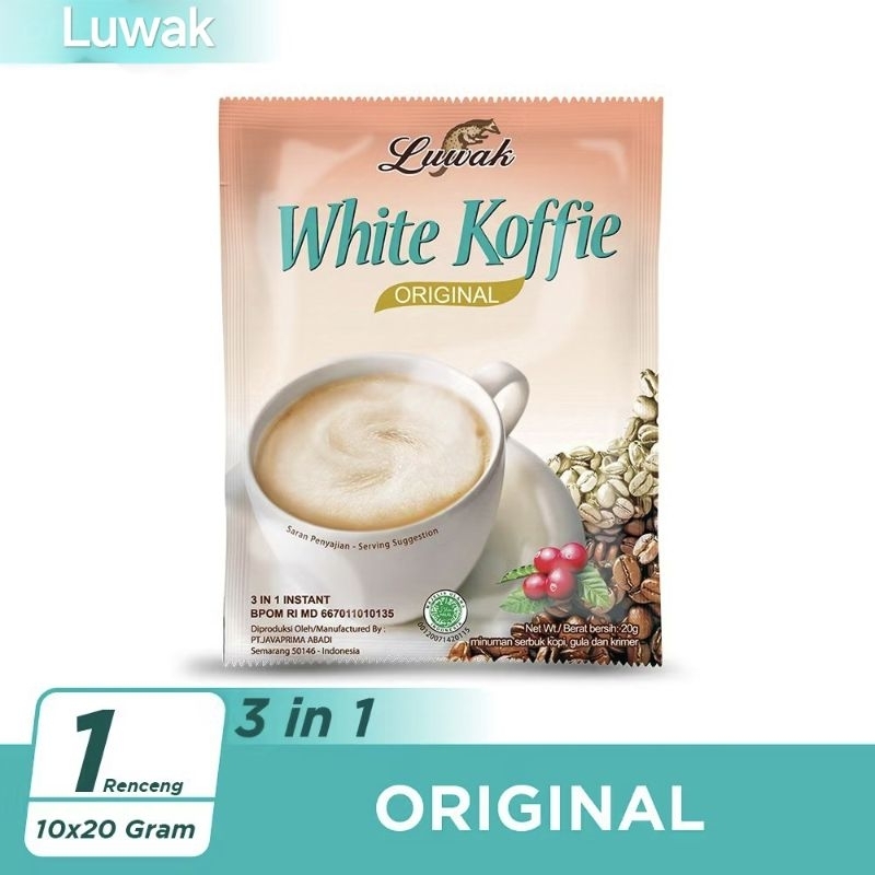 

Luwak white koffie original 10 sachet