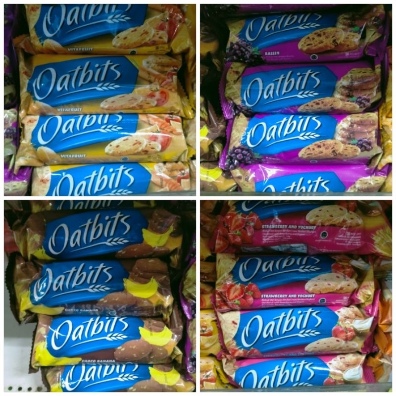 

Biskuit Oat Oatbits 110gr 4 Rasa