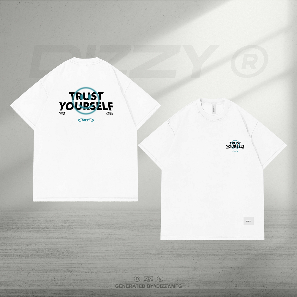 DizzyMfg - Tshirt Trust Regular WHite / Black
