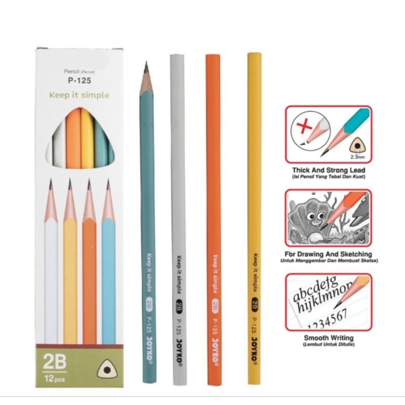 

pensil joyko random isi 12 pcs