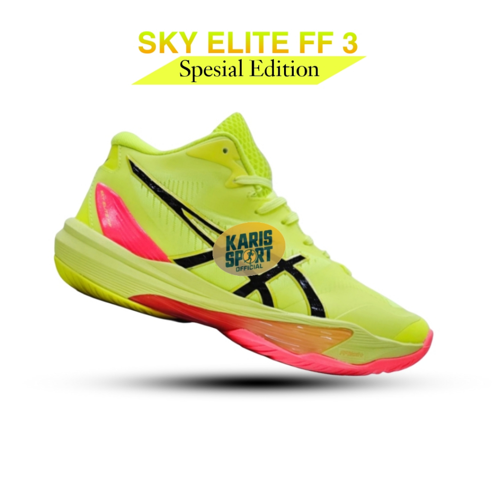 Sepatu Voli Pria Netburner Ballistic Sky Elite FF3 MT Autentic Mirror Original BNIB