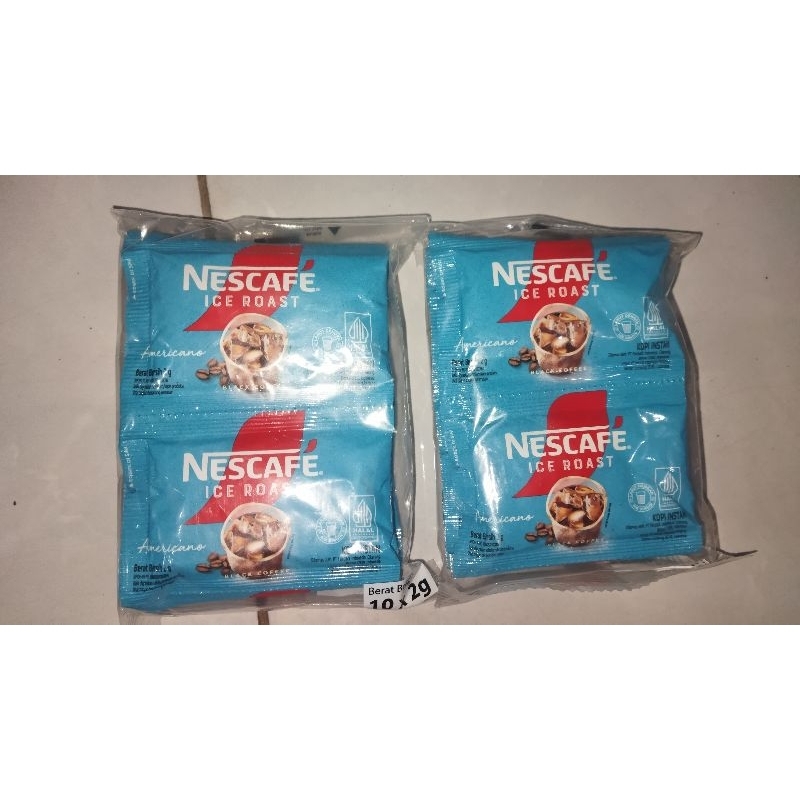 

kopi Nescafe ice roast 1 renteng isi 6 sachet