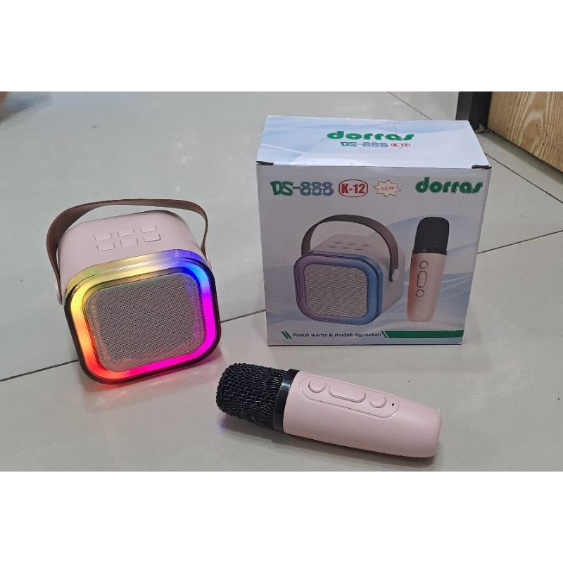 SPEAKER DORRAS DS 888 K12 MIC WIRELESS / SPEAKER K12 MIC WIRELESS / SPEAKER MIC WIRELESS SUARA BAGUS