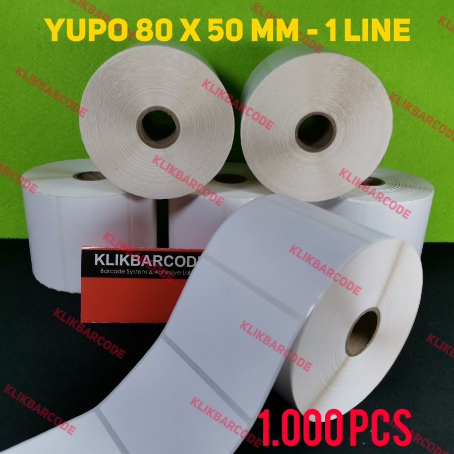 

Ready Stock Label Yupo 80 x 50 / 80x50 mm / 80x50mm / 8x5 cm / 80*50 mm 1000 Pcs Langsung Kirim