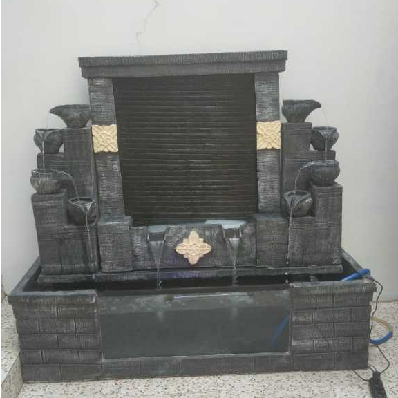 kolam ikan portable paduan 8 kendi ukuran besar