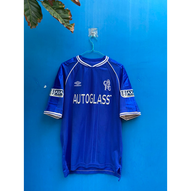 Jersey/Baju/Kaos Bola Vintage Rare liga inggris Zola Chelsea 2000