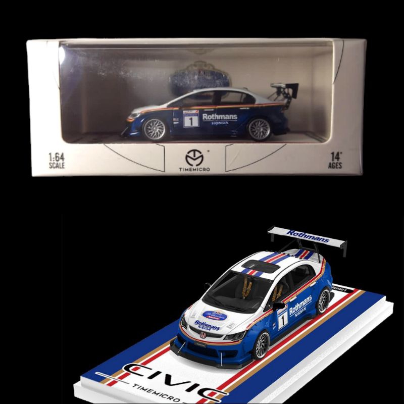 Time Micro Honda Civic Blast Change - Rothmans No. 1