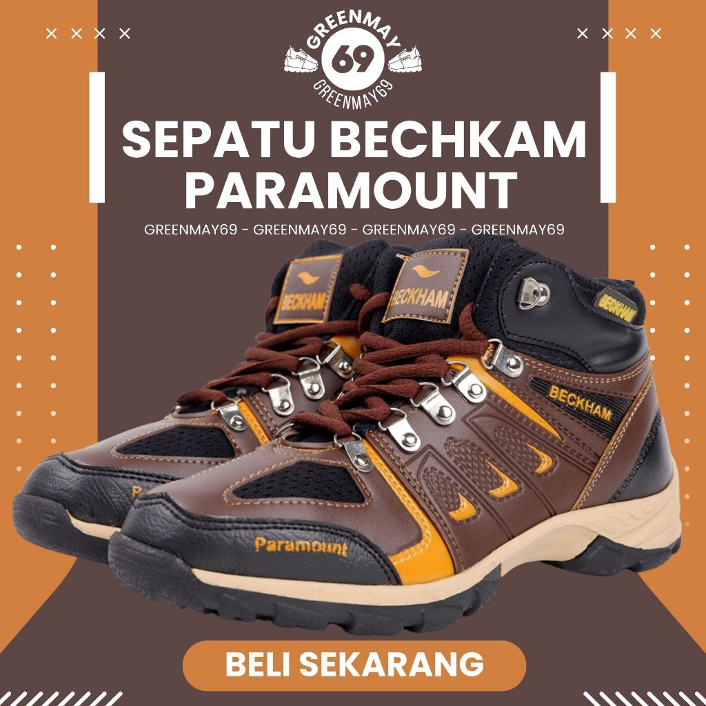 NEW SEPATU HIKING OLAHRAGA - SEPATU BECKHAM - SEPATU PARAMOUNT - PARAMOUNT BECKHAM - SEPATU OUTDOOR