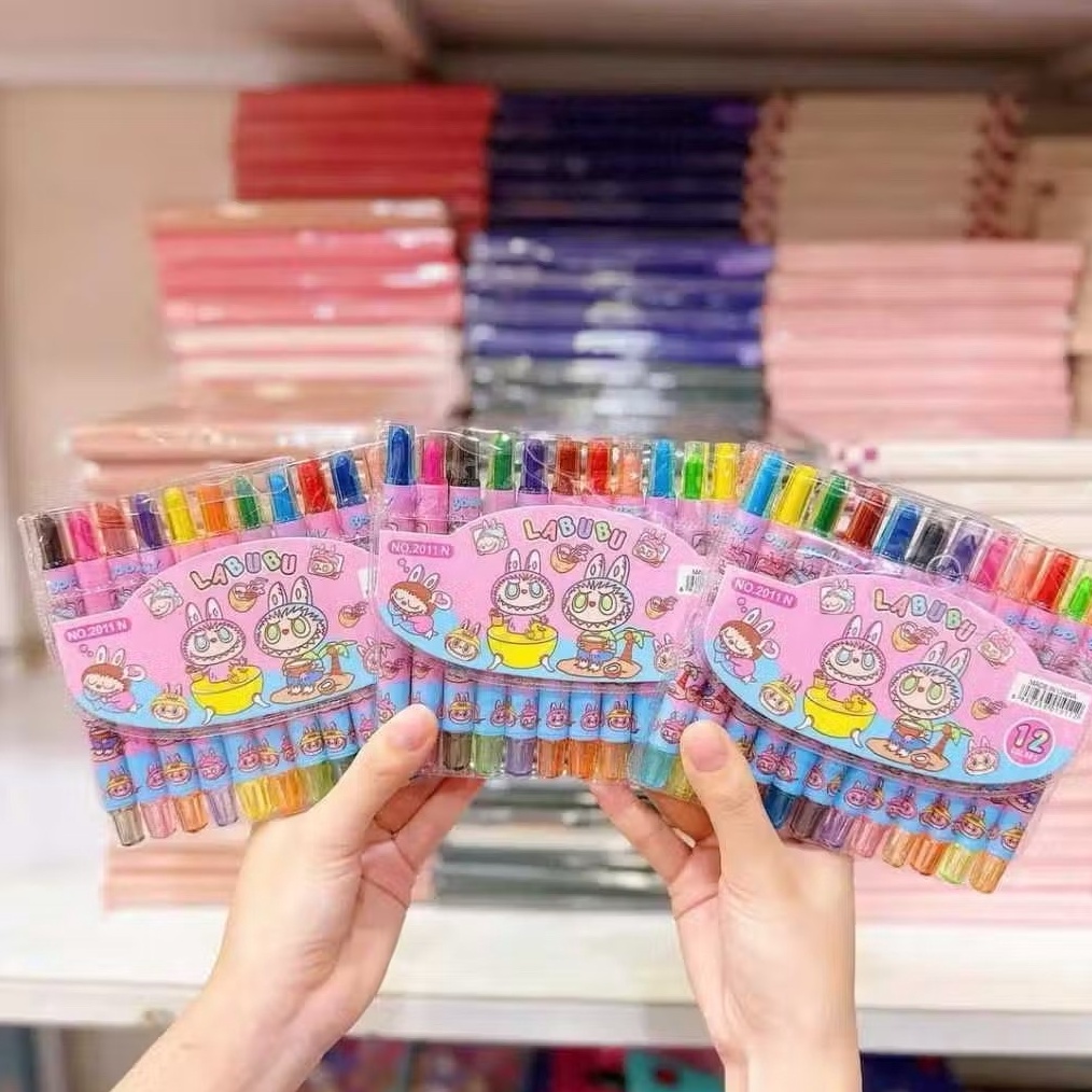 

Diskon Langsung Crayon Stik Putar Sanrio isi 12 Warna Crayon Putar Pensil Warna Warni Crayon Set Mewarnai Anak A119