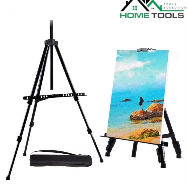 

KODE V94C Tripod Stand Holder Lukisan Dudukan Bingkai Lukis Portable Standing Frame Tatakan Papan Kanvas Easel