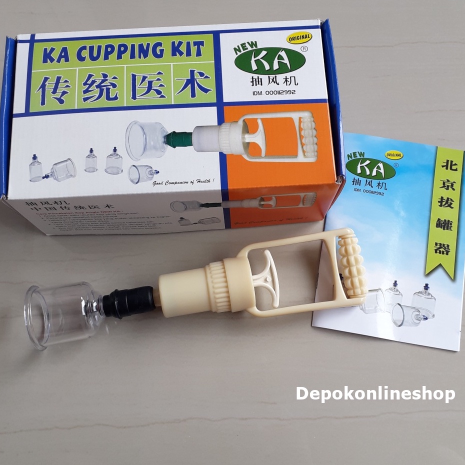 Best Product  Set Alat Bekam Isi 6 Tabung Cop Kop Angin New KA Alat Terapi Kesehatan Tradisional