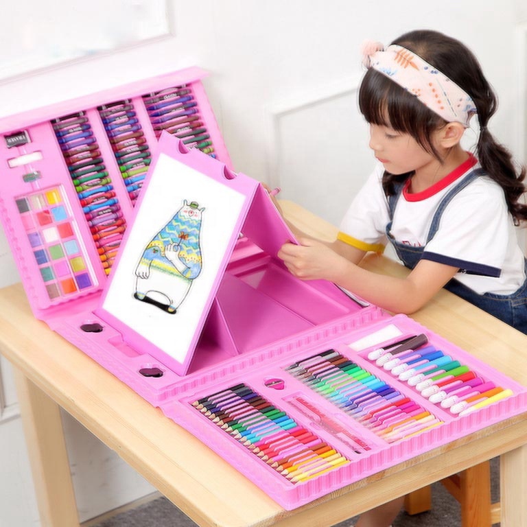 

KODE S1R SEJAHTERA SELALU Alat Lukis Set 28pcs Crayon Mewarnai Pensil Krayon Warna Alat Menggambar atau Mewarnai