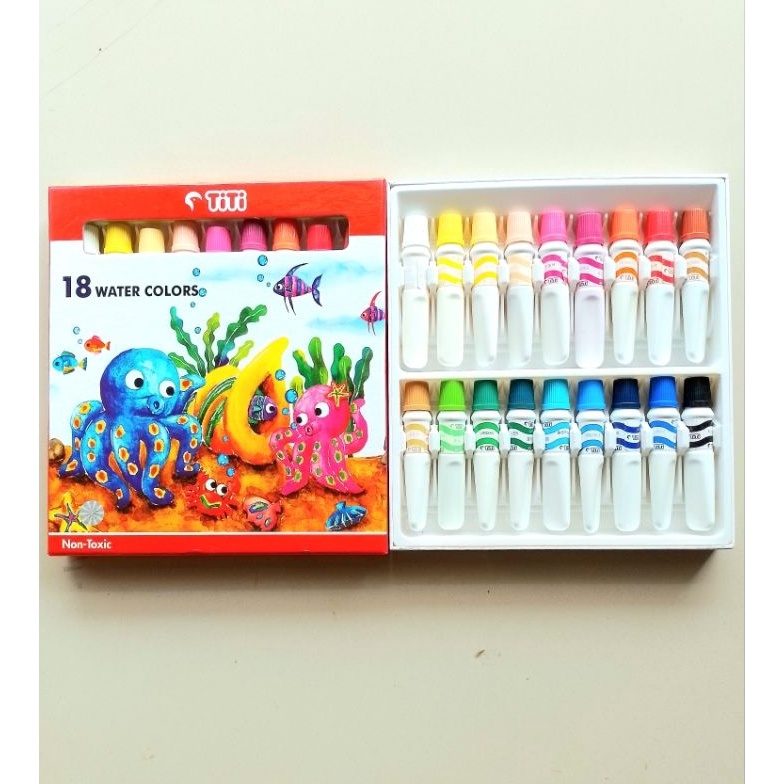 

KODE C37H Cat Air Water Colors TITI 6ml 18 Warna Set Original