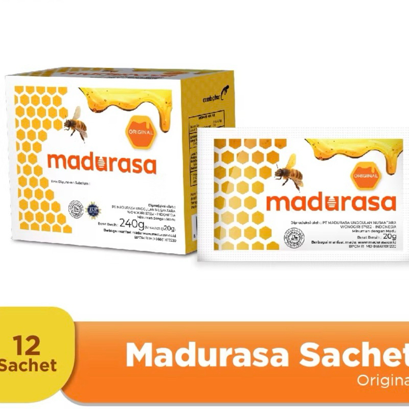 

MADURASA SACHET 1 BOX ISI 12 SACHET (240 GRAM)