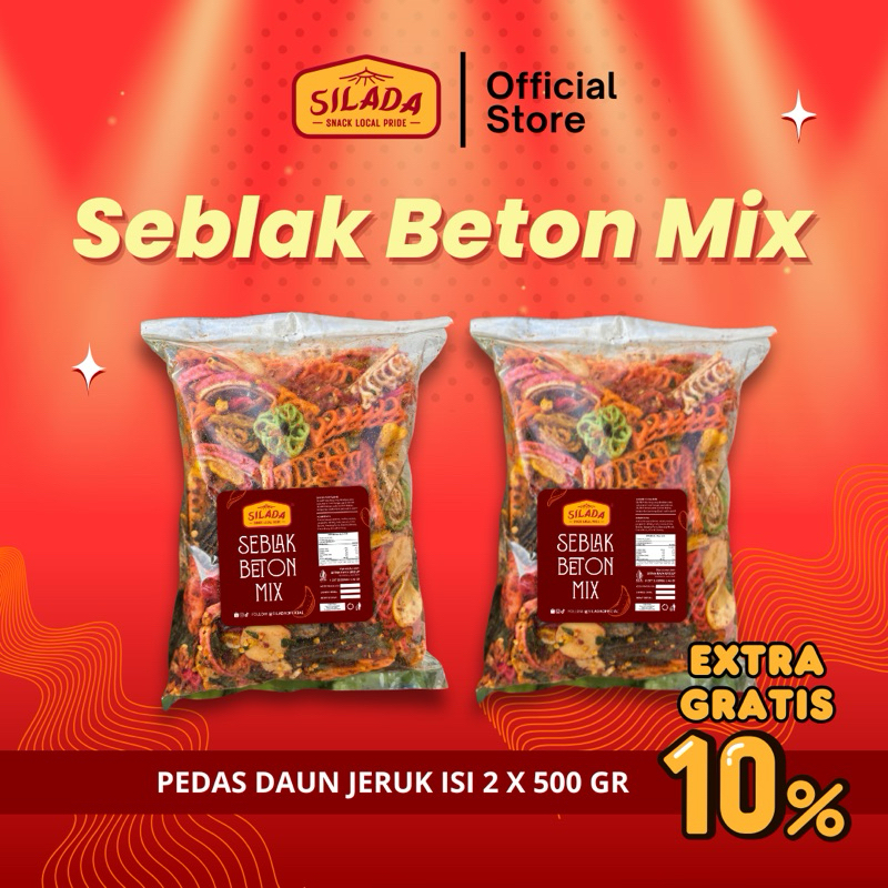 

PAKET SEBLAK BETON PEDAS DAUN JERUK 2 x 500GR BONUS EXTRA 10%