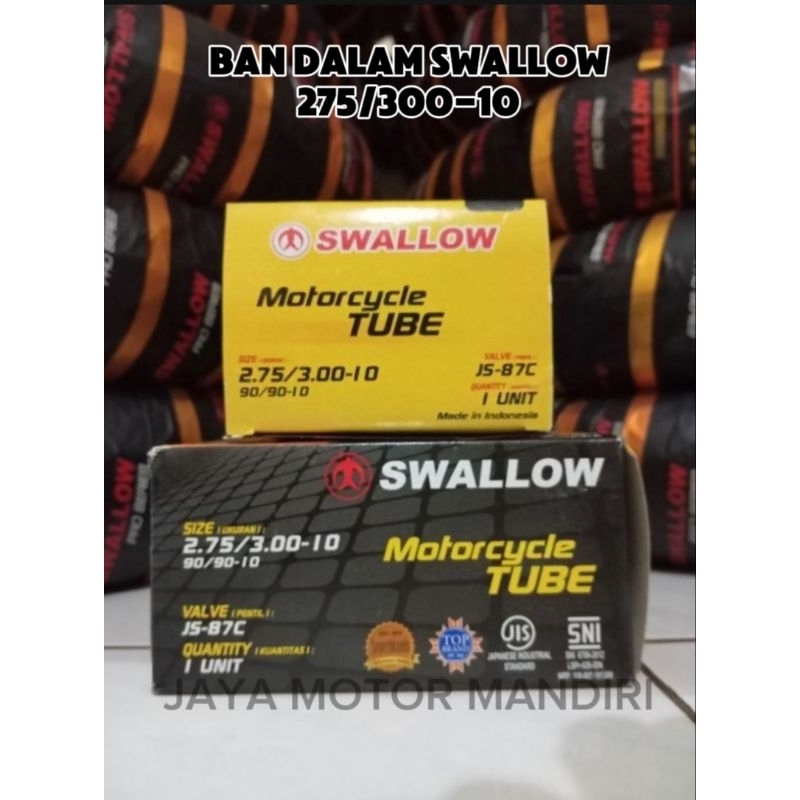 BAN DALAM SWALLOW 275/300-10 ban dalam motor Listrik, Vespa, Trail Mini