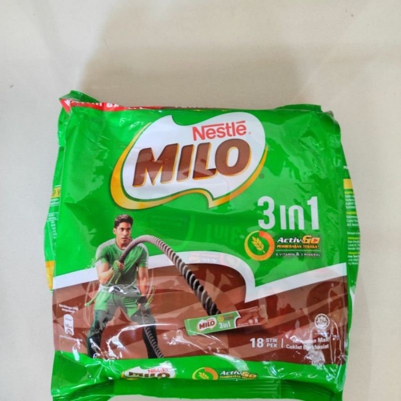 

Susu Bubuk Cokelat Milo Malaysia Asli Oleh-oleh Ori Malaysia PO Jastip - 18 pak