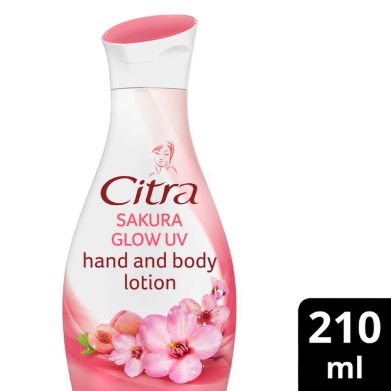 Citra hand and body Lotion sakura glow UV 210ml