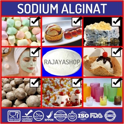 

Alginate / Sodium Alginat Spherification / Popping Boba / Caviar 250gr