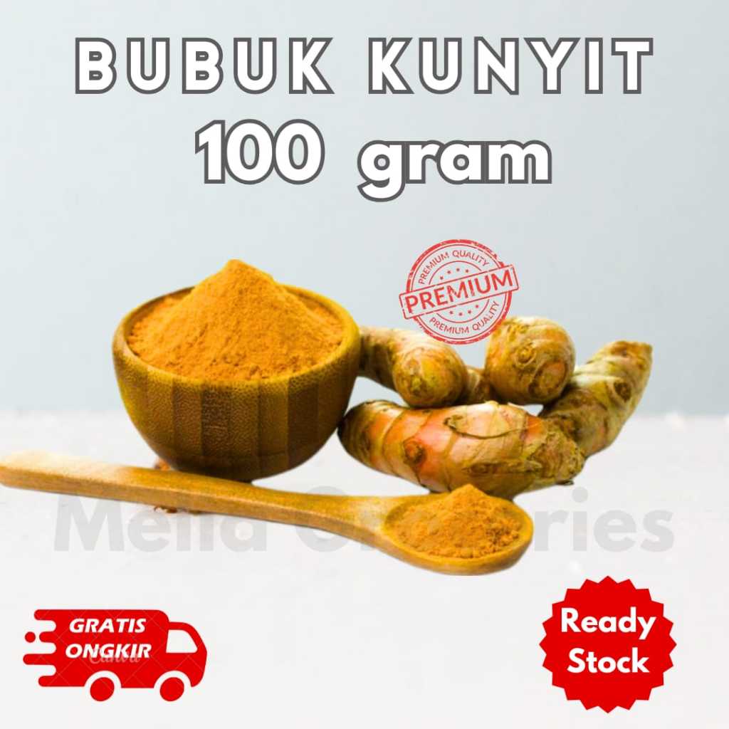 

Bubuk Kunyit 100gr / Kunir Powder 100gr / Kunyit Bubuk / 100% Original / Premium Quality