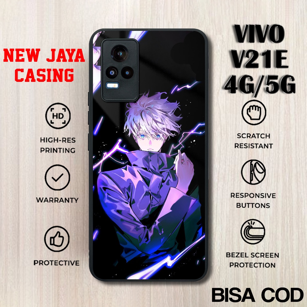 Casing Vivo V21E 4G 5G Terbaru Jujutsu Hardcase Softcase Glossy Termurah Case Vivo V21E Terlaris