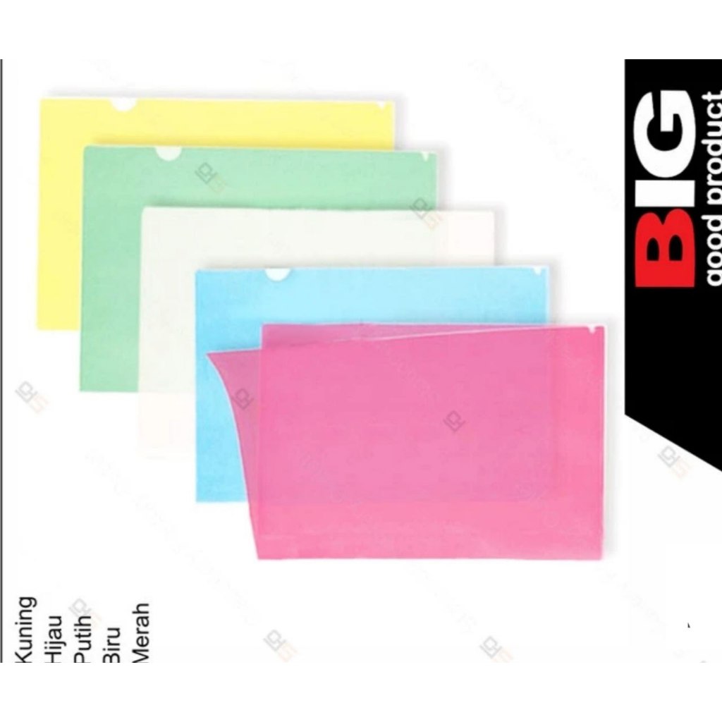 

Map L Big F4 (8113) Harga untuk 1 pcs Map L Ukuran Map F4 (23cm x 34.5cm) varian warna - Pink
