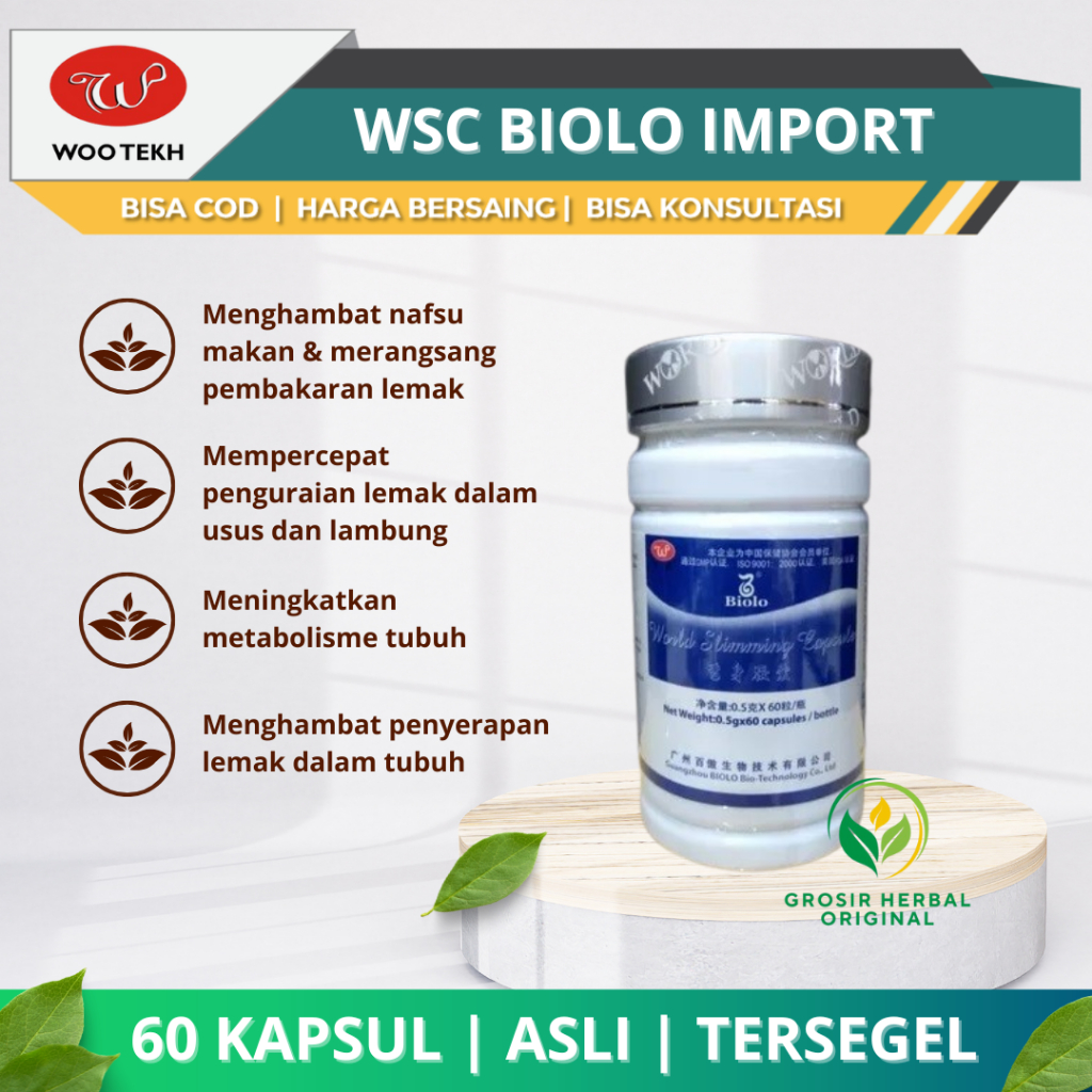 Wootekh WSC Biolo Import Asli Original