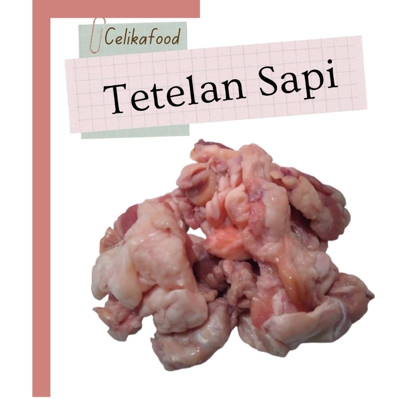 

Tetelan Daging Sapi 250gr Gajih Jando Lemak Fresh Beef