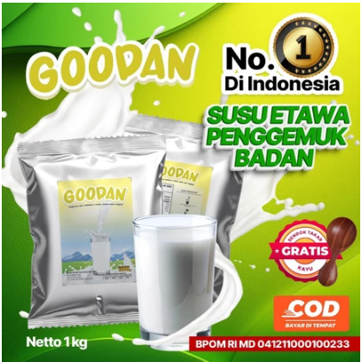 

Susu Penggemuk Badan GOODAN 1KG
