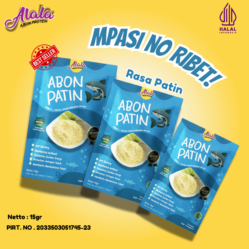 

Abon Mpasi Booster bb Bayi Alala Penambah Nafsu Makan Lembut Halus Tanpa MSG Tidak Pedas