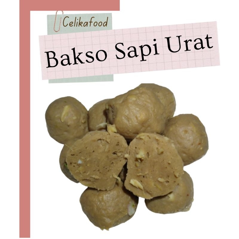 

Baso Sapi Urat 1 Pcs Baso Daging Meatball