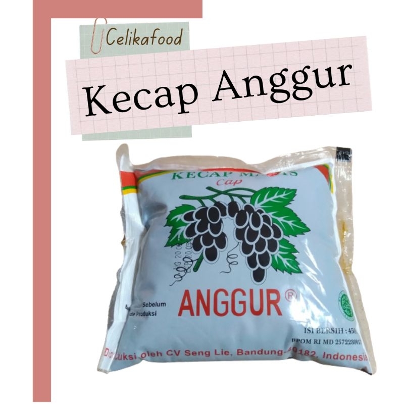 

Kecap Manis Cap Anggur Refill 450ml Seng Lie Soy Sauce Bumbu Penyedap